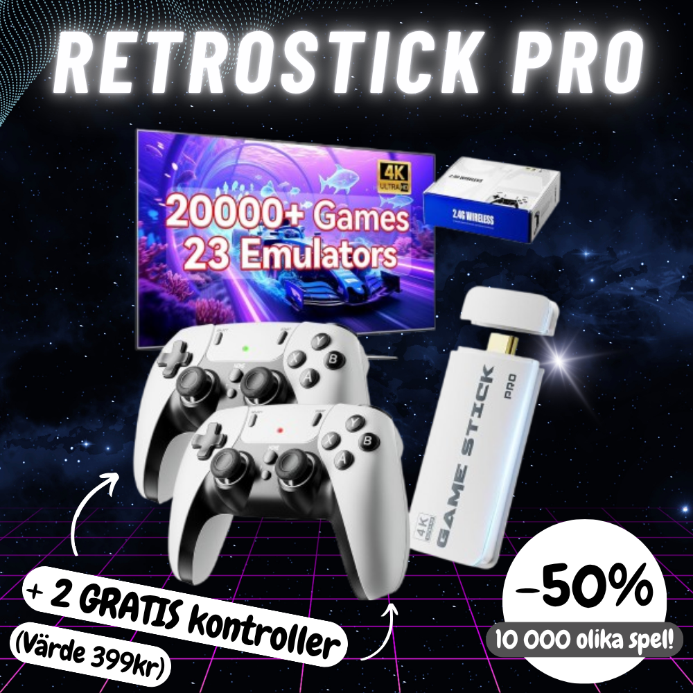 RetroStick™ - Hela din barndom i en liten sticka